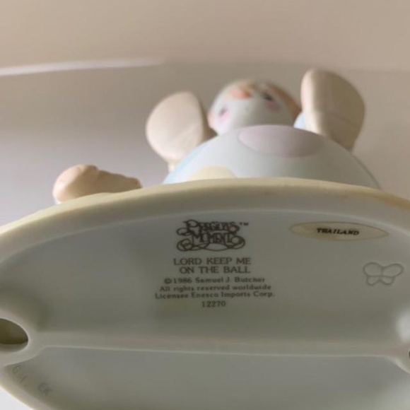 Precious moments figurine Lord keep on the ball Brand new - Picture 6 of 7